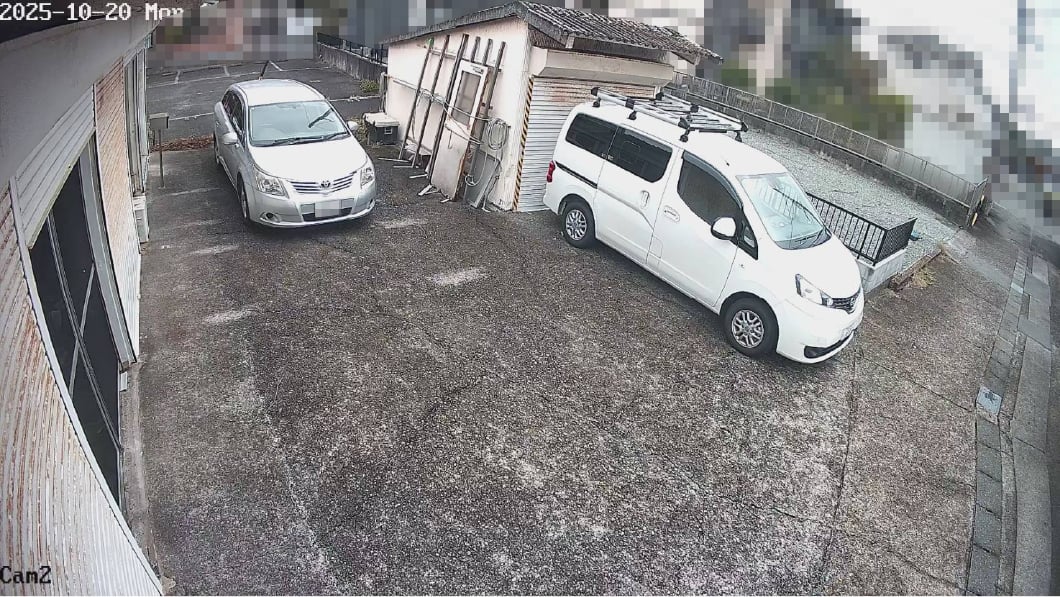 監視カメラの記録(日中)