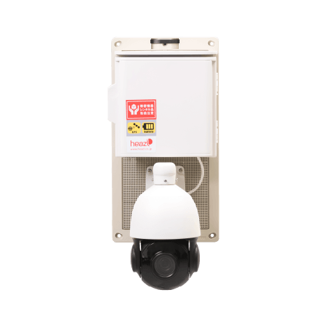 高ズームプランの防犯カメラ